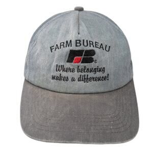 Farm Bureau Where Belonging Makes A Difference! Snapback 5 Panel Cap Blue OS